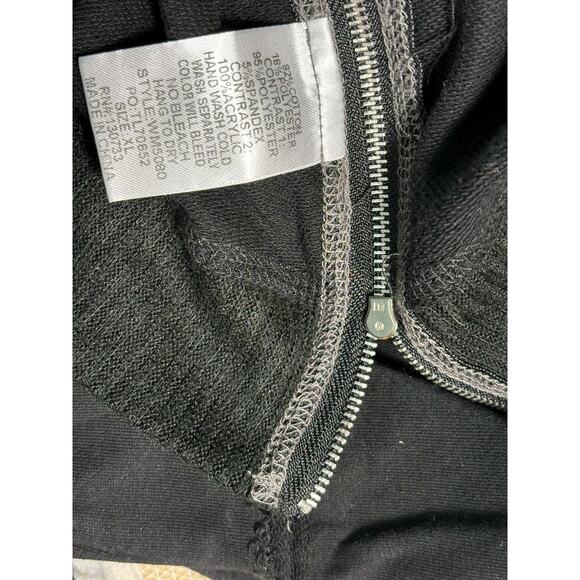 Umgee Womens French Terry Animal Print Tunic Top With Side Slits Womens Size XL - Picture 4 of 7